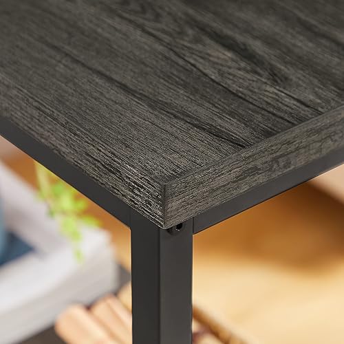 Miniatura 8 de CUANBOZAM Mesa de bar con almacenamiento de estante de vino, gabinete de vino moderno de 54 pulgadas con ruedas, aparador de madera de metal y