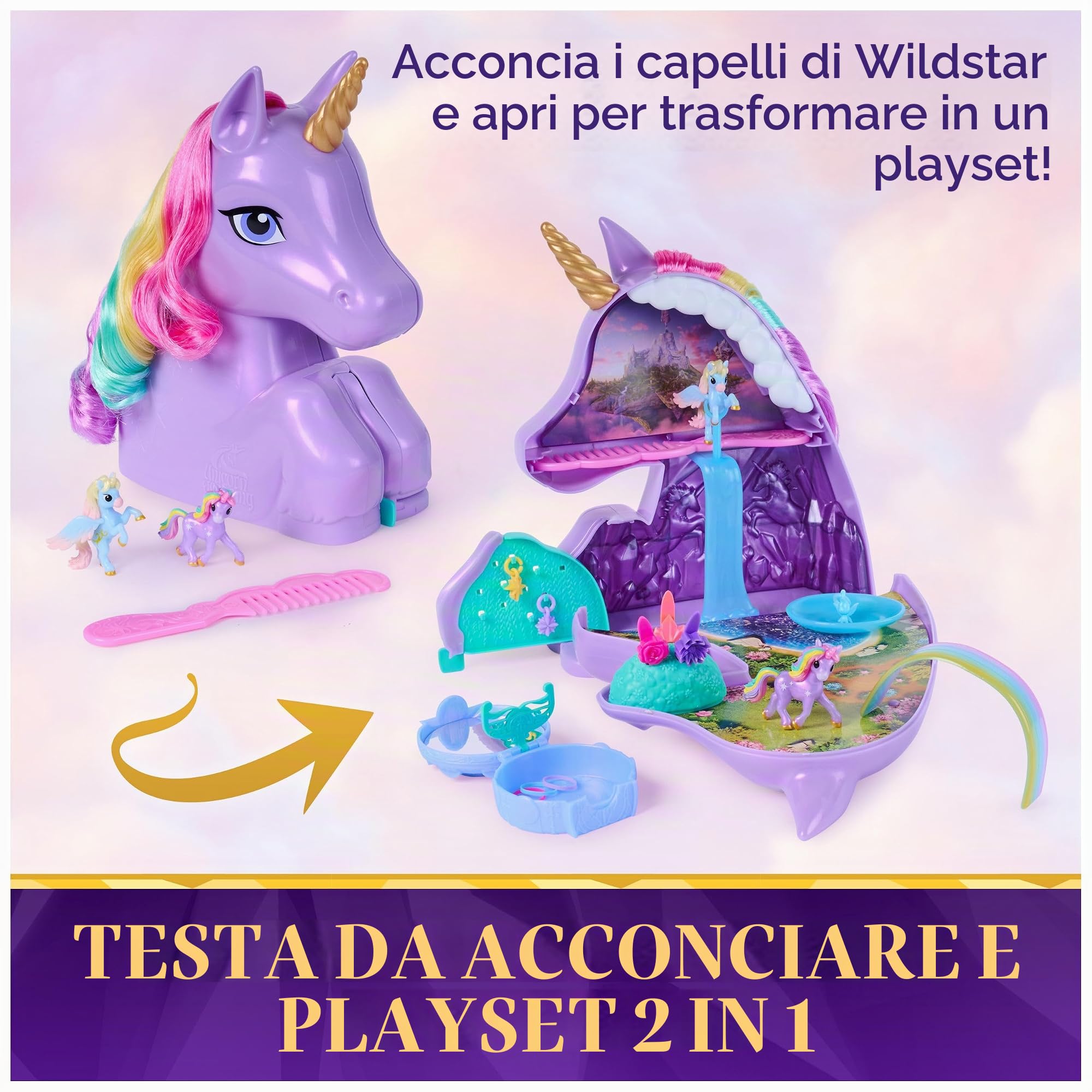 Unicorn Academy Playset Wildstar Styling Headset