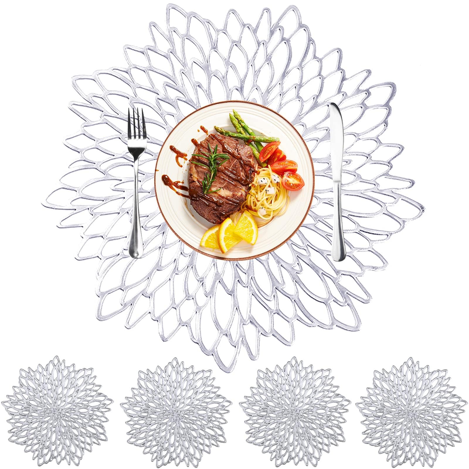 MI CASA Placemats and Coaster Set of 6