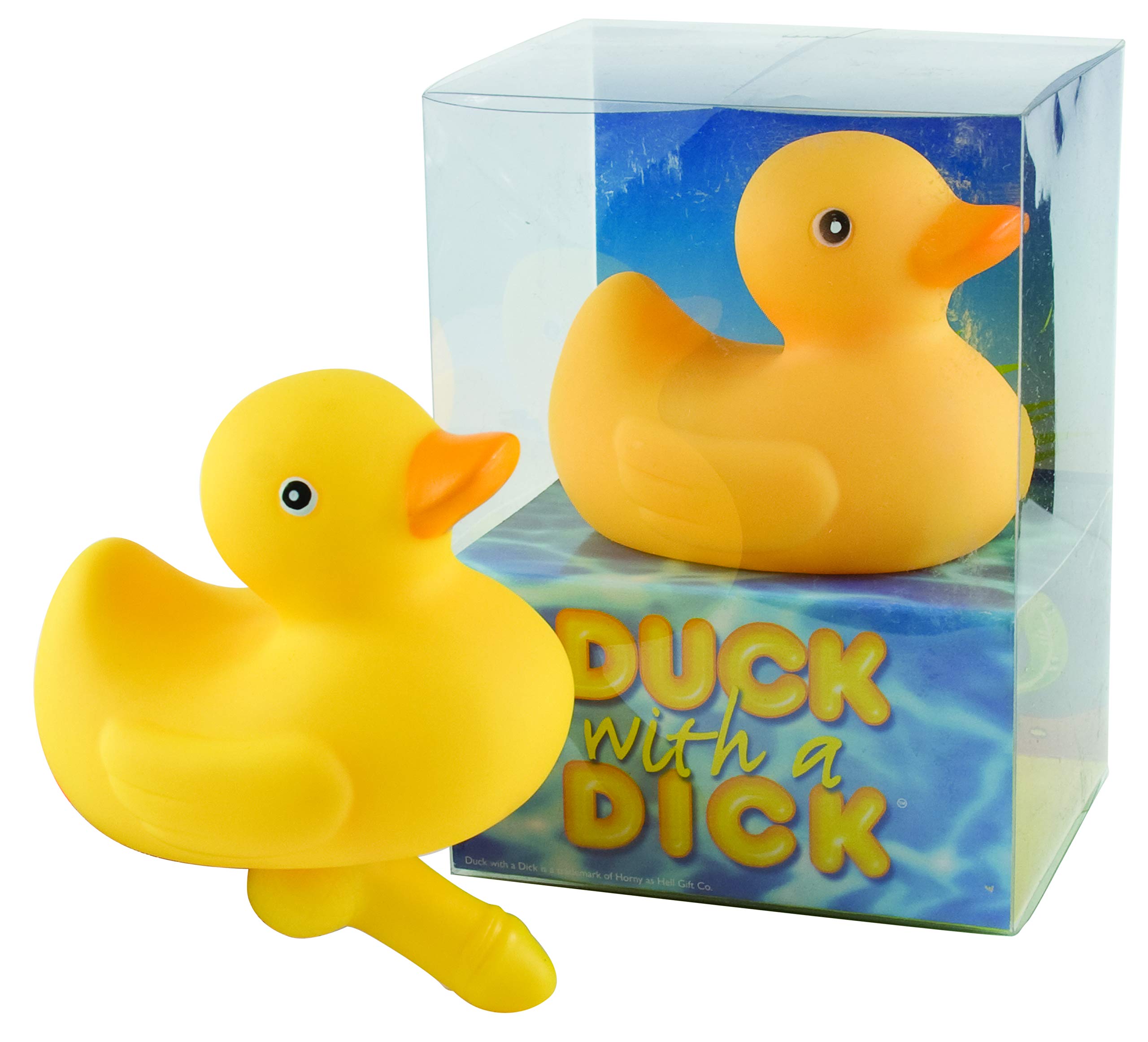 Kenzies Direct Women's Duck With A Dick Womans For Her Christmas Birthday Valentines Secret Santa Bath Rubber Duck Novelty Joke Fun Funny Hilarious Adult Humourous Top Selling Gift Present Games
