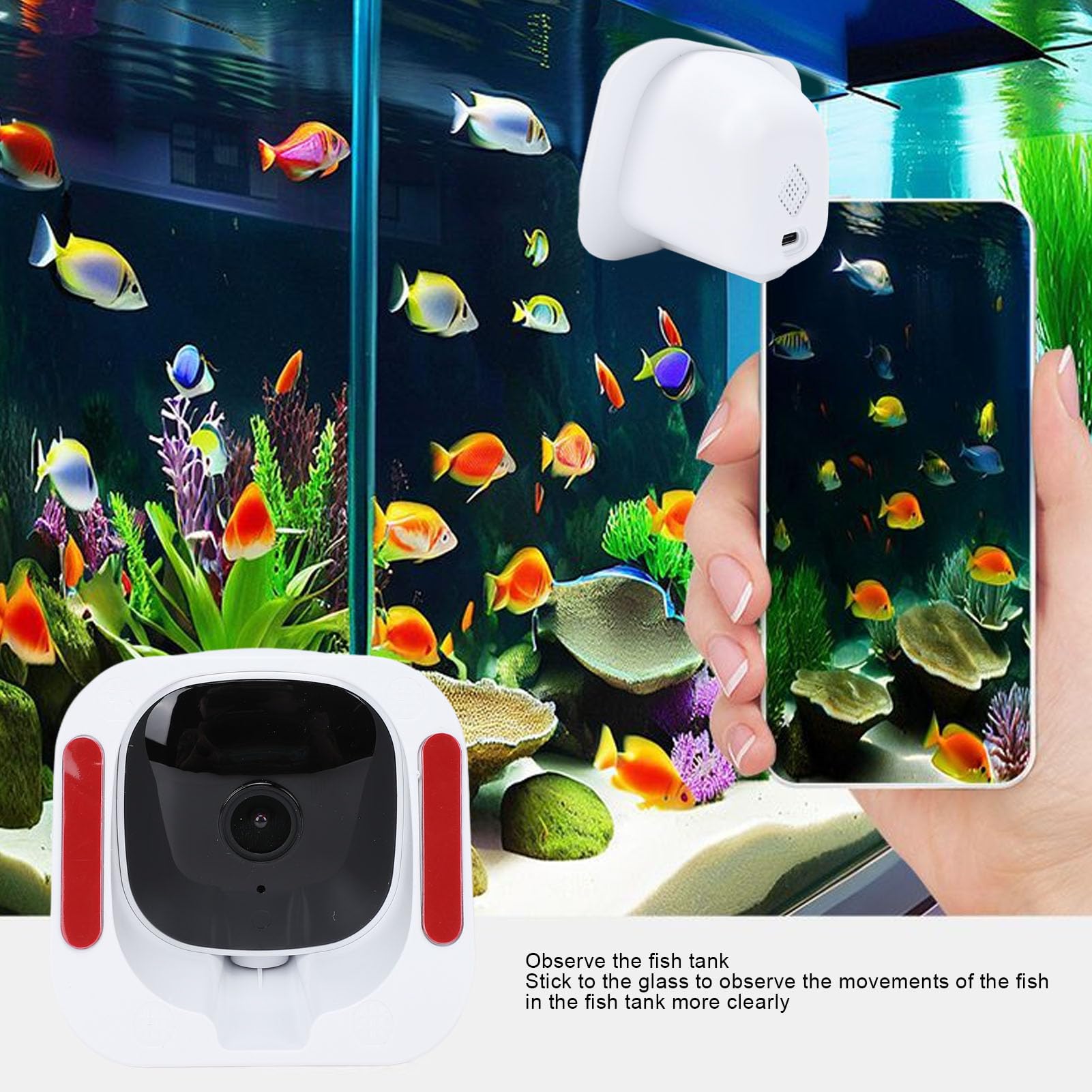 Bewinner Kamera Bezpieczeństwa 2K do Okien z rozdzielczością 4 MP, Wi-Fi 5 GHz 2,4 GHz, Mocowanie Bez Wiercenia, Szeroki Kąt Widzenia 140°, Detekcja Ruchu AI do Monitorowania Domu