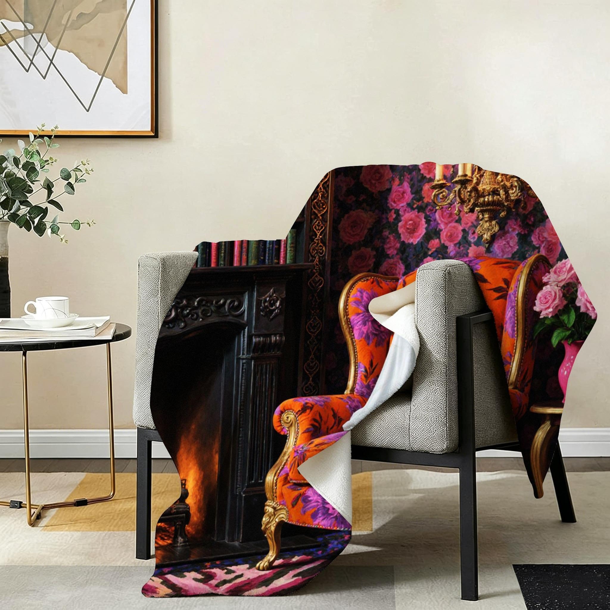 Manta Grande 180x220 cm Gato Polar Franela Térmica-A379
