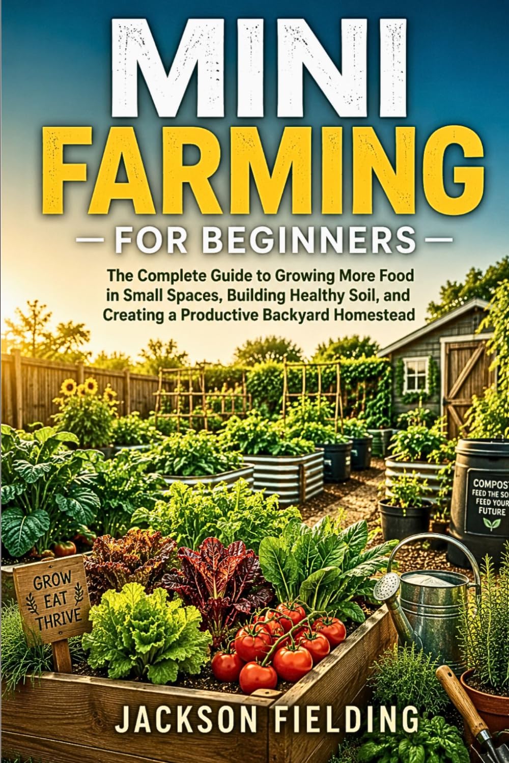 Mini Farming for Beginners: The Complete Guide to Growing More Food in Small Spaces, Building Healthy Soil, and Creating a Productive Backyard Homestead