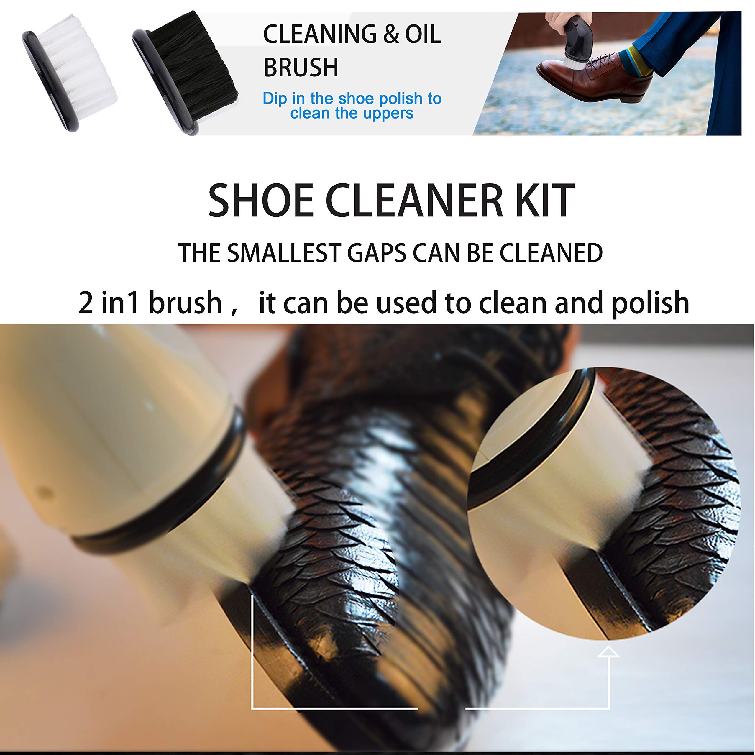 Elektrisches Schuhputz-Set, Schuhputzer-Bürste, Schuhputzer