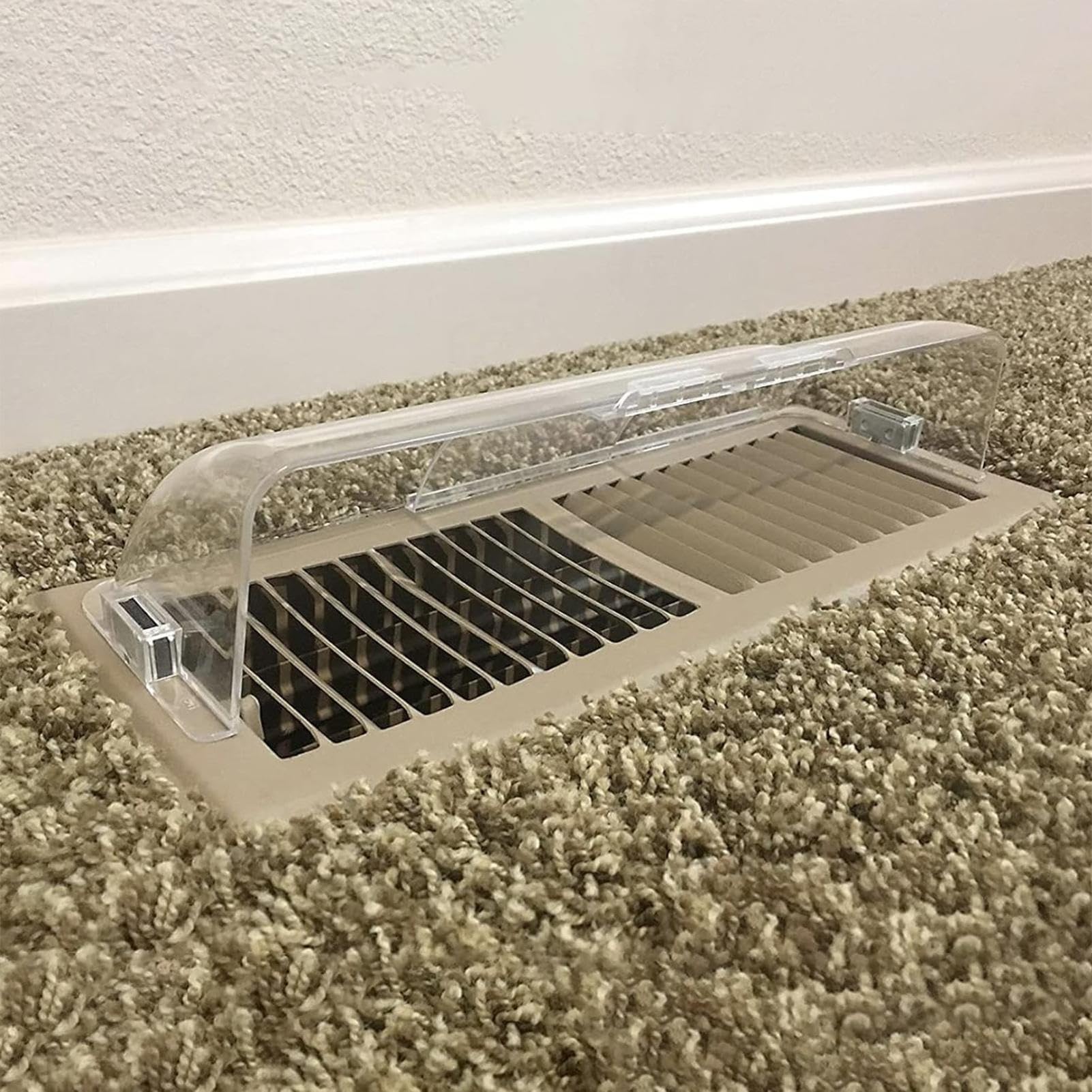 Deflettore Di Ventilazione Magnetico Per Pavimento, Reindirizzamento Flusso D'Aria Per Termosifoni E Condizionatori, Trasparente Anticaduta, Per Casa, Ufficio E Stanze