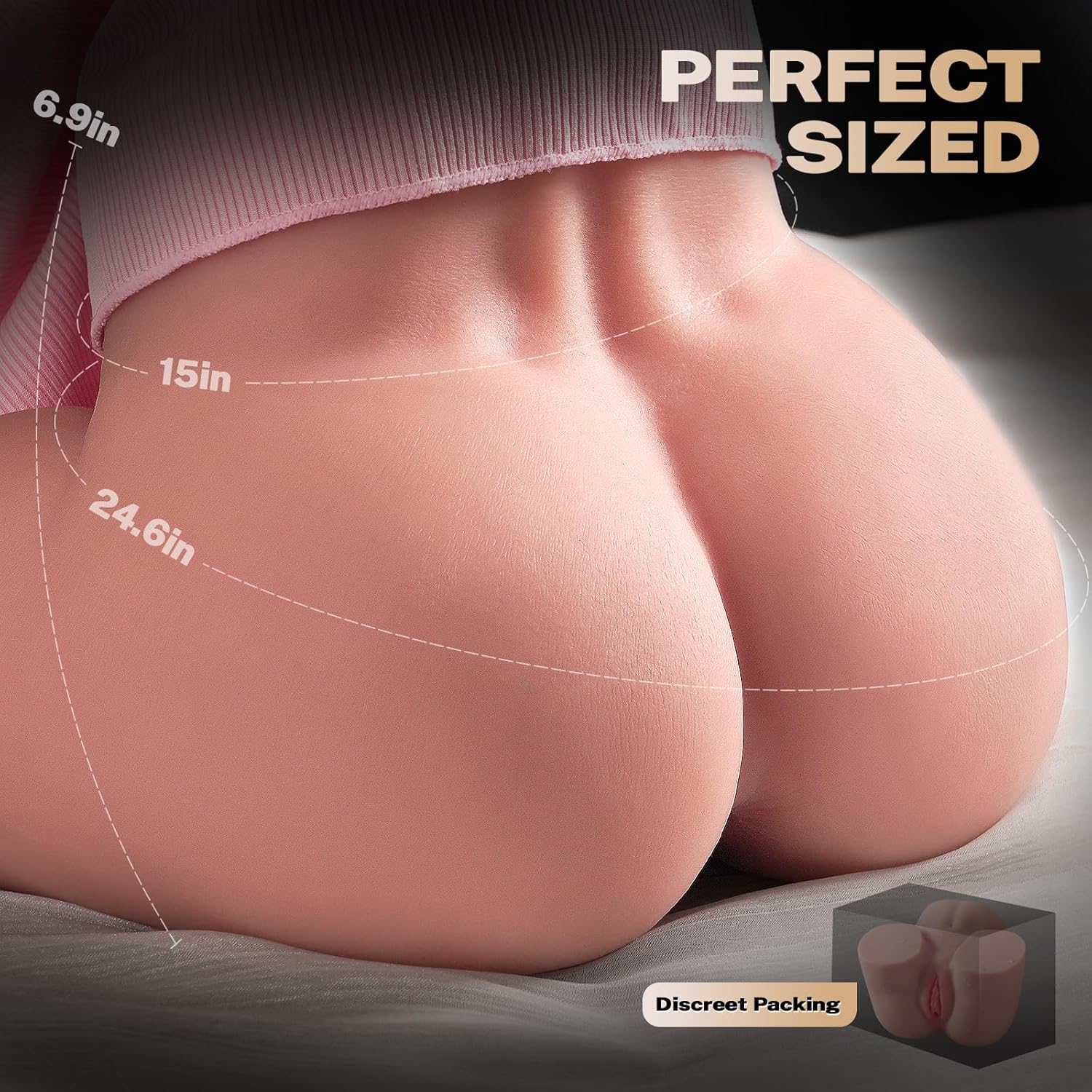 TANTALY 5.5LB Sex Dolls Male masturbator Entry-Level Ass Pocket Pussy Adult Sex Toys for Men, Realistic Female Adult Torso Mini Butt Stroker with Tight Vaginal Anal Hip Brandi
