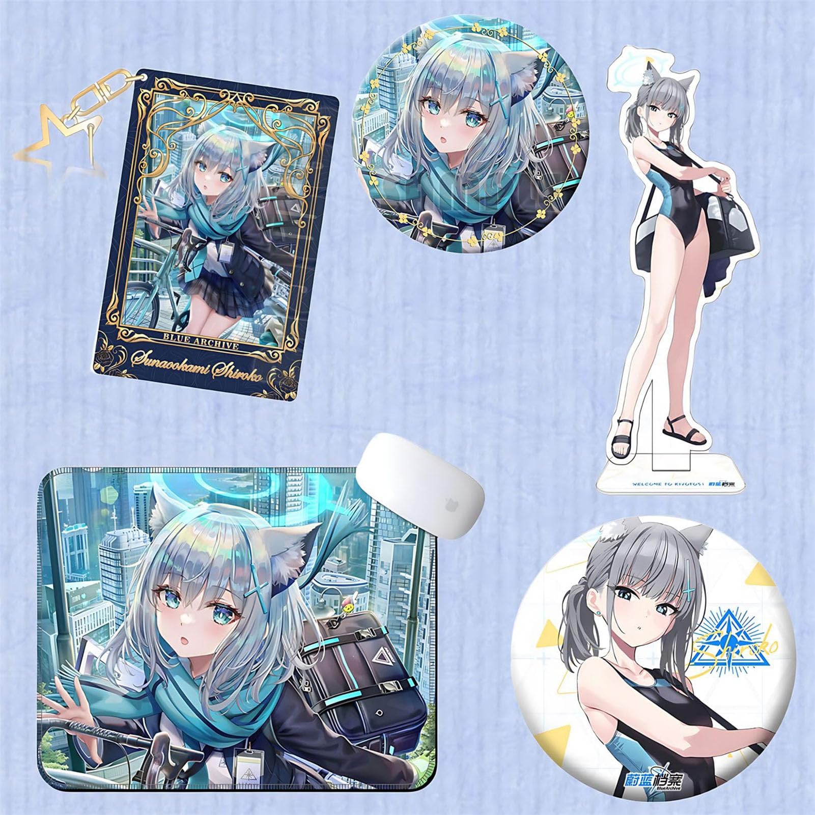 ブルーアーカイブ　2視点のぞきアクリルスタンド　イチカ　ハスミ ブルーアーカイブ 2視点のぞきアクリルスタンド イチカ ハスミ