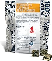 Vista 2 de Hundur's Crunch - Golosinas para perros con piel de bacalao de un solo ingrediente - Minis