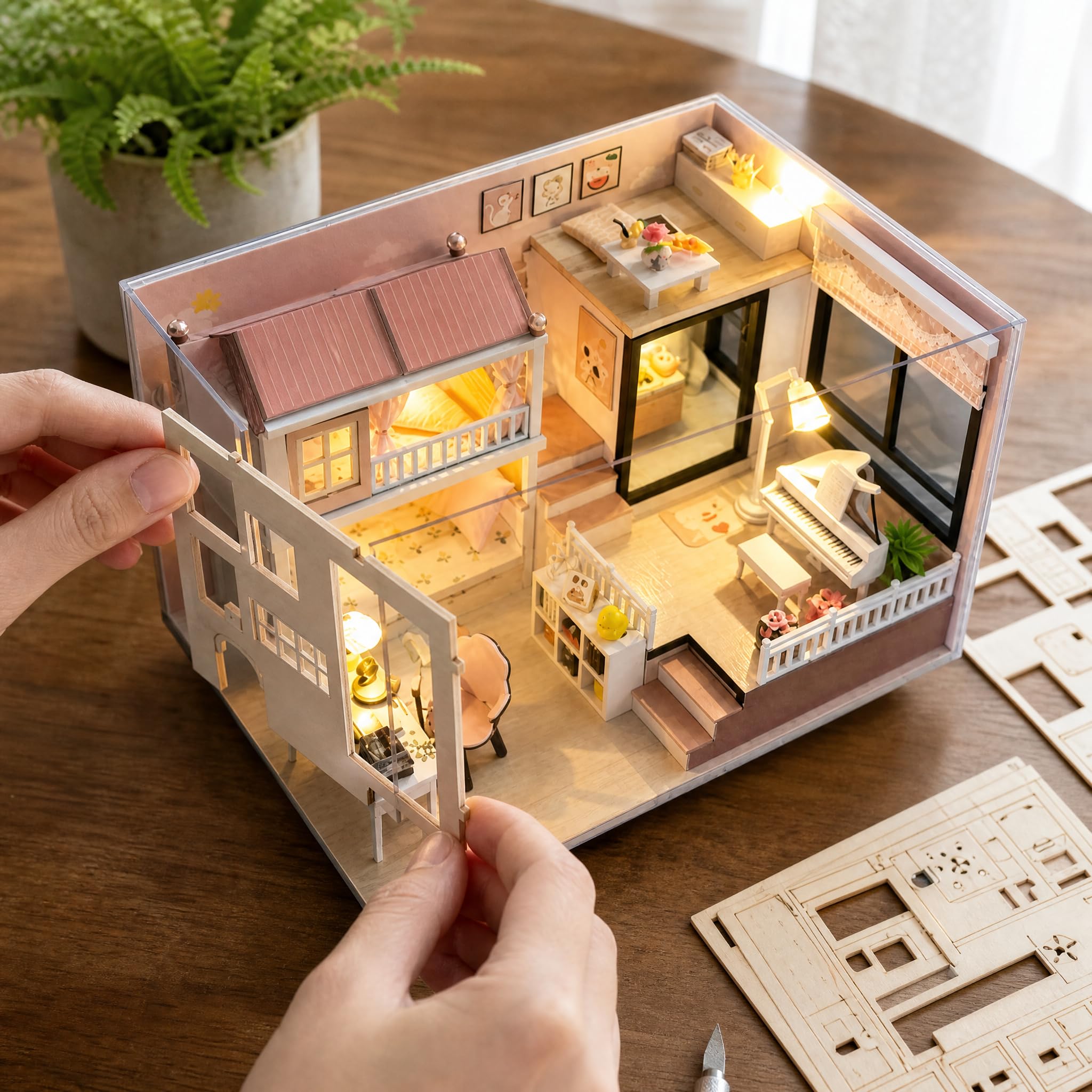 en Miniatura DIY, Estilo, Herramientas Montaje, Proyecto maqueta, Colección miniaturas, para constructores, Style to 3
