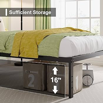 EMODA - diante2セット mk Amazon.com: EMODA 12 Inch King Size Bed Frame No Box Spring