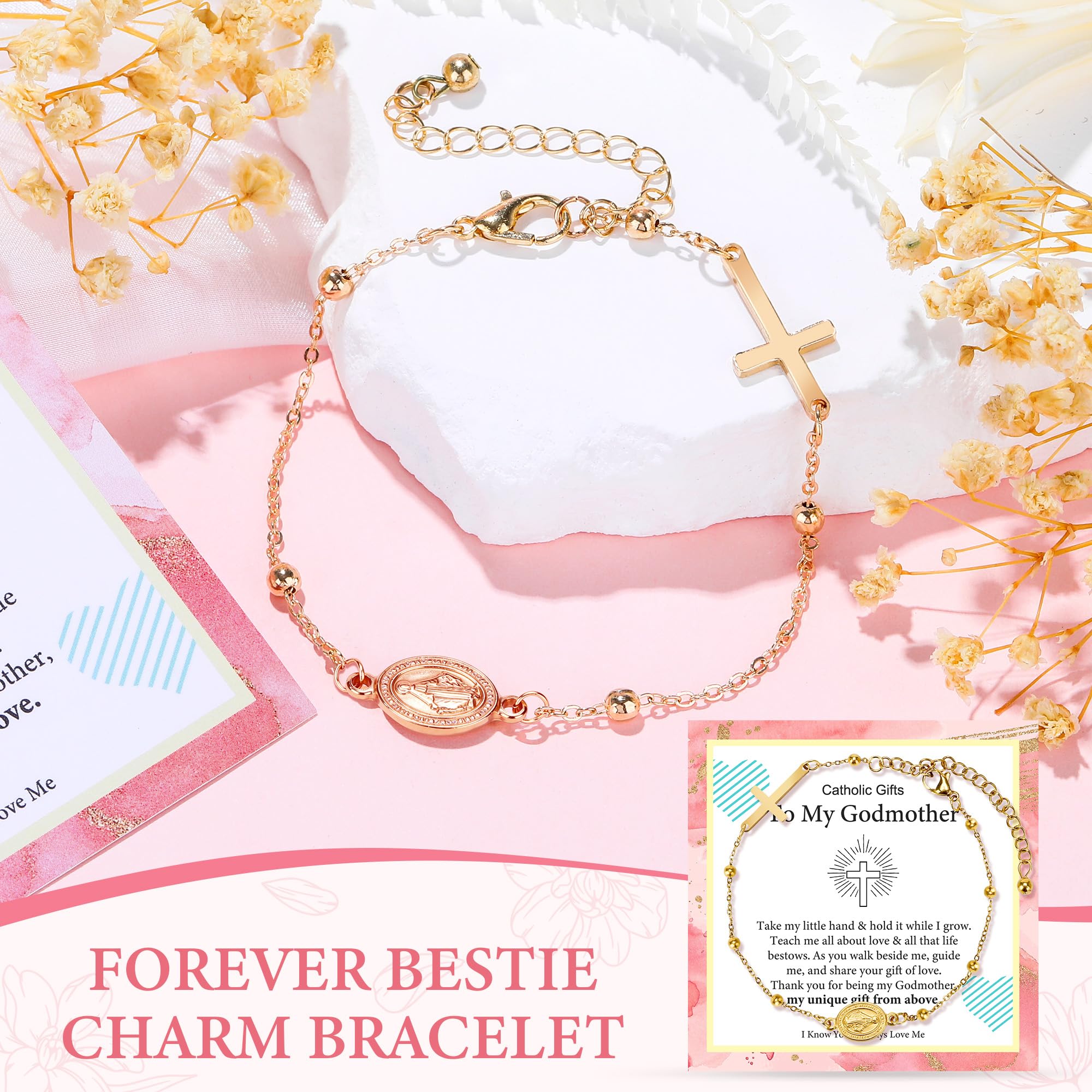 Godmother Proposal Gift Will You Be My Godmother Gift Ideas God Mother Gifts for Women Birthday God Mommy Proposal Gifts from Godchild Fairy Godmom Accessories Include Tote Bag, Glass Cup, Wine Bag