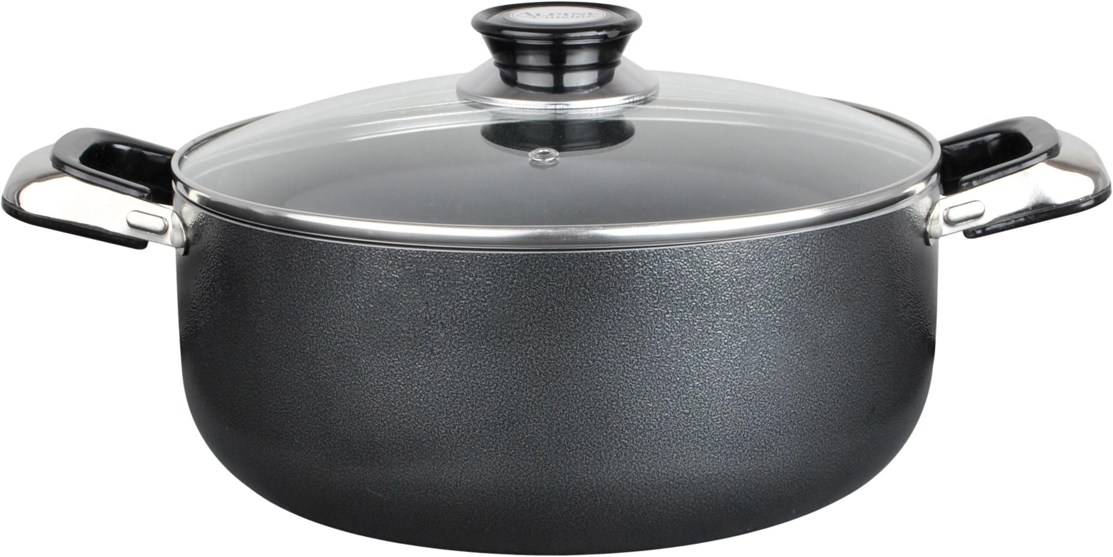 Aramco Alpine Gourmet Aluminum Non-Stick Coating Open Stock Dutch Oven, 18 quart, Silver/Gray