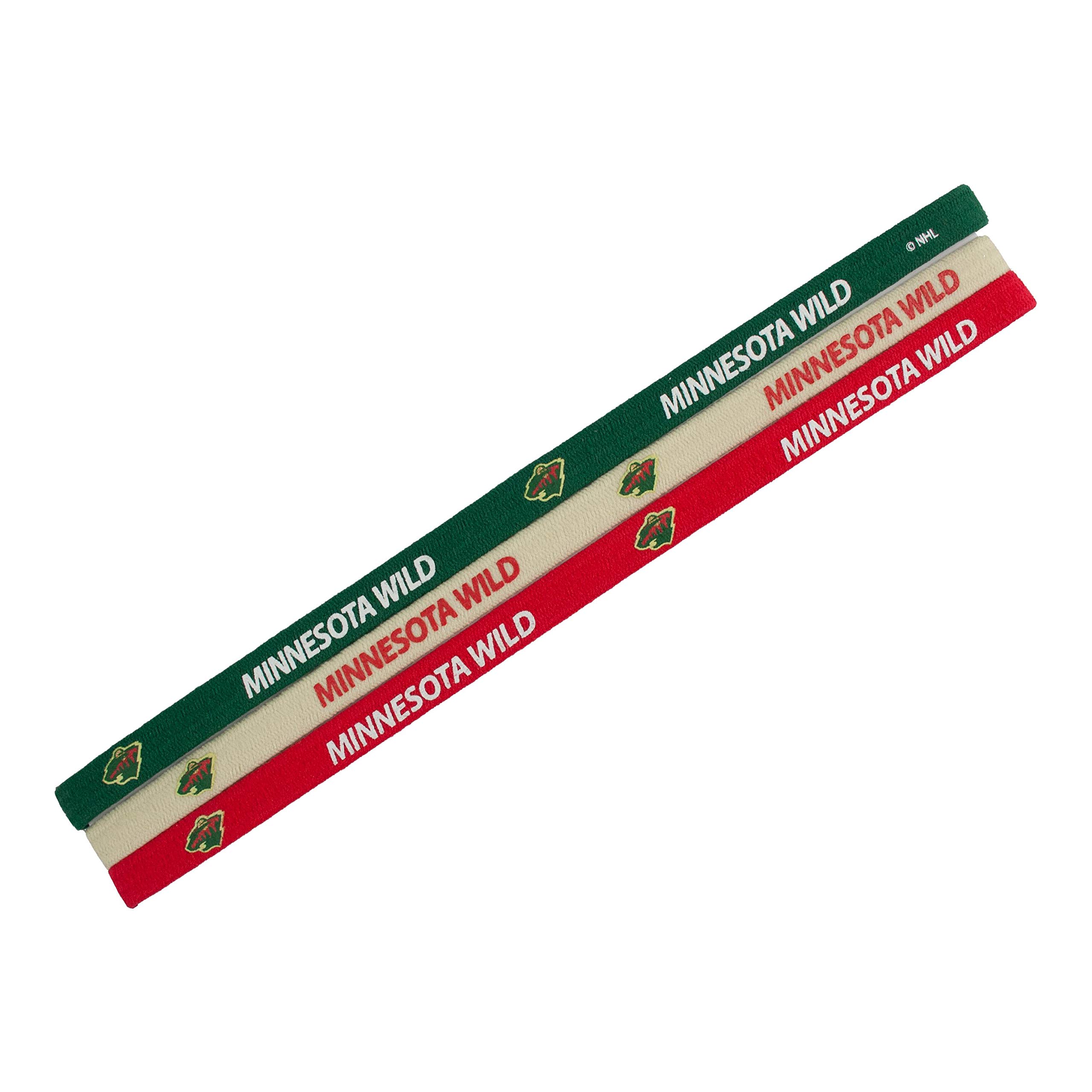 Littlearth Unisex-Adult NHL Minnesota Wild Elastic Headband, Team Color, One Size