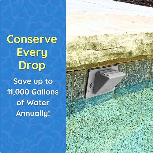 Miniatura 4 de The Skimmie Protector contra salpicaduras, reduce la pérdida de agua con protector contra salpicaduras para piscinas, fácil de instalar y reemplazo