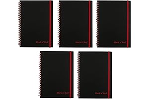 Black n' Red Twin Wire Poly Cover Notebook