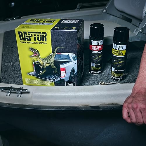 Miniatura 3 de Raptor Acid Etch Primer 1K Aerosol, imprimación protectora para grabado automotriz, pintura en aerosol duradera para metales desnudos, gris, 13.2