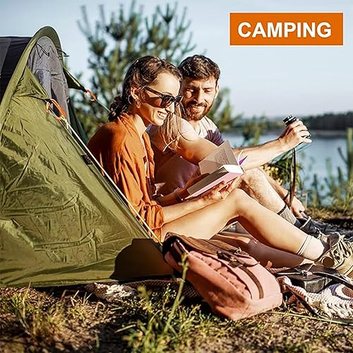 Miniatura 5 de Clips de Mosquetón de Servicio Pesado 12KN - Favofit Mosquetones Pequeños de 3.2'' para Senderismo Camping Hamacas Llaves Llaveros Correas para