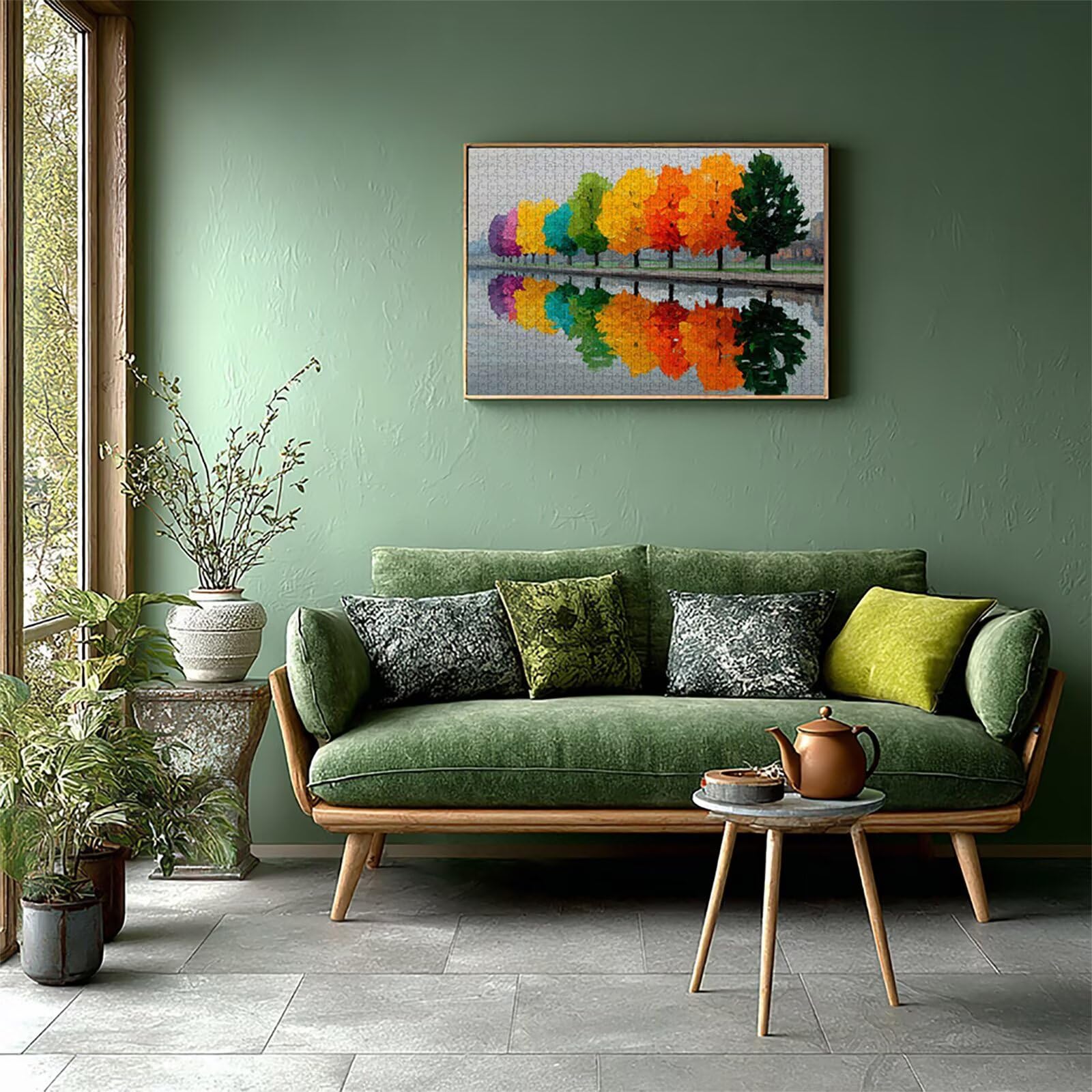 Puzzle graffiti 6000 sztuk dorosłych, drewniane drzewo puzzle z pudełkiem 179 x 105 cm, pomysł na prezent dla mężczyzn i kobiet, zabawa dla dorosłych, do gier rodzinnych, gier wyzwań, wykwintne