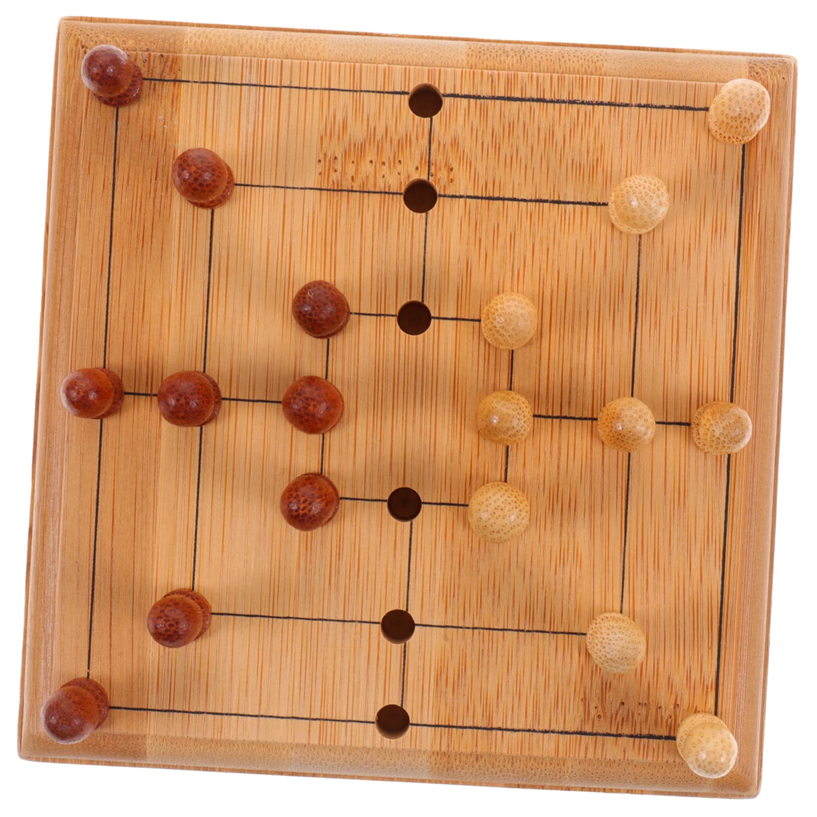 Toddmomy 1 Set Mini Portable Chess Game Multi Function Chess for Adults Travel Friendly Enhance Logical Thinking and Observation Skills Fun Family Game