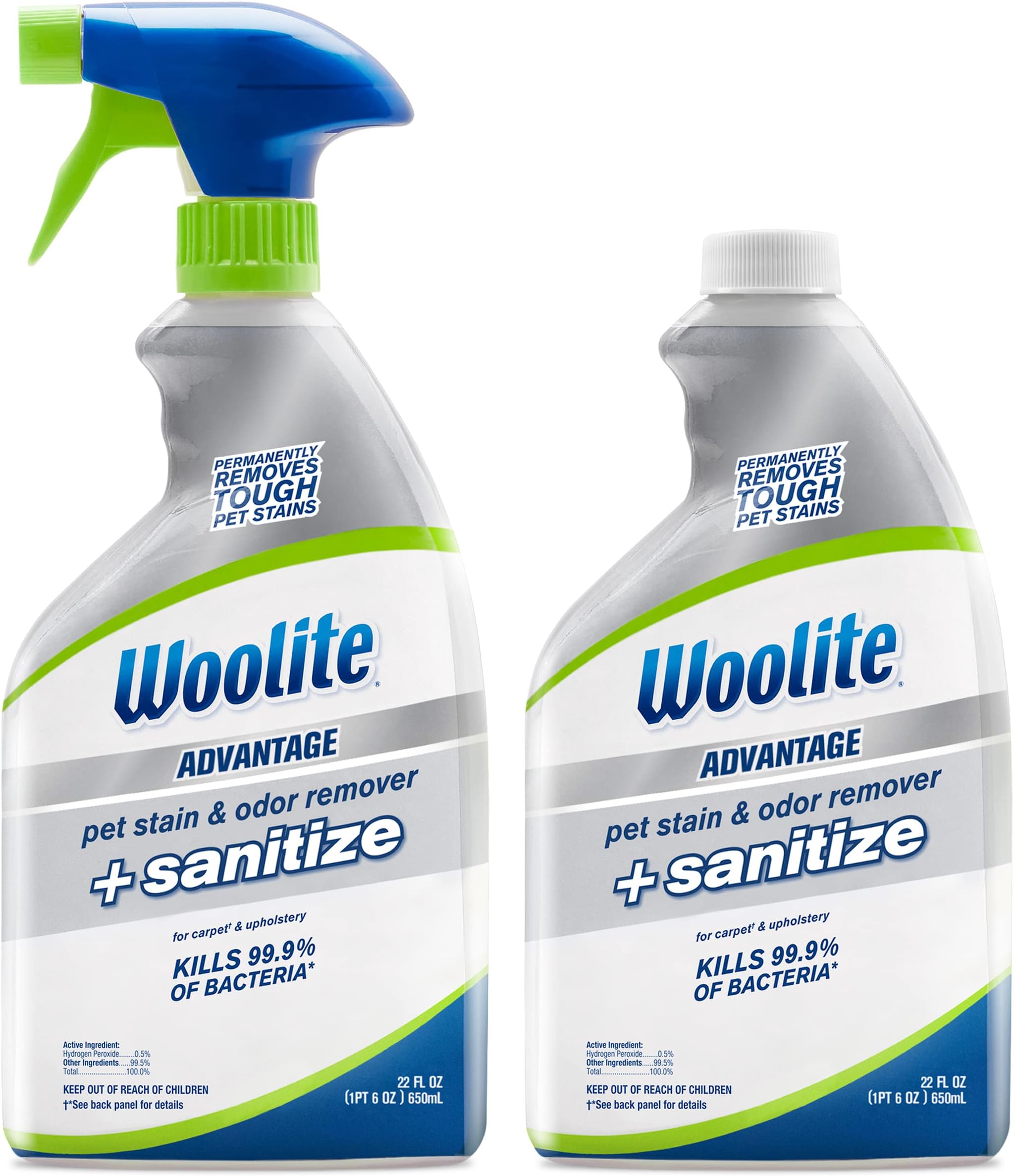 Woolite Advantage INSTAclean, 44.0 Fl Oz, Pack of 2