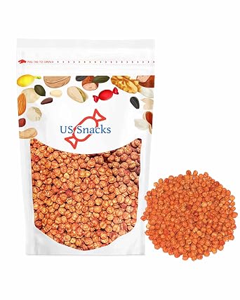 US Snacks - Chili Chickpeas, Roasted Hot Spicy Garbanzo Beans 2 Pound Pack of 1