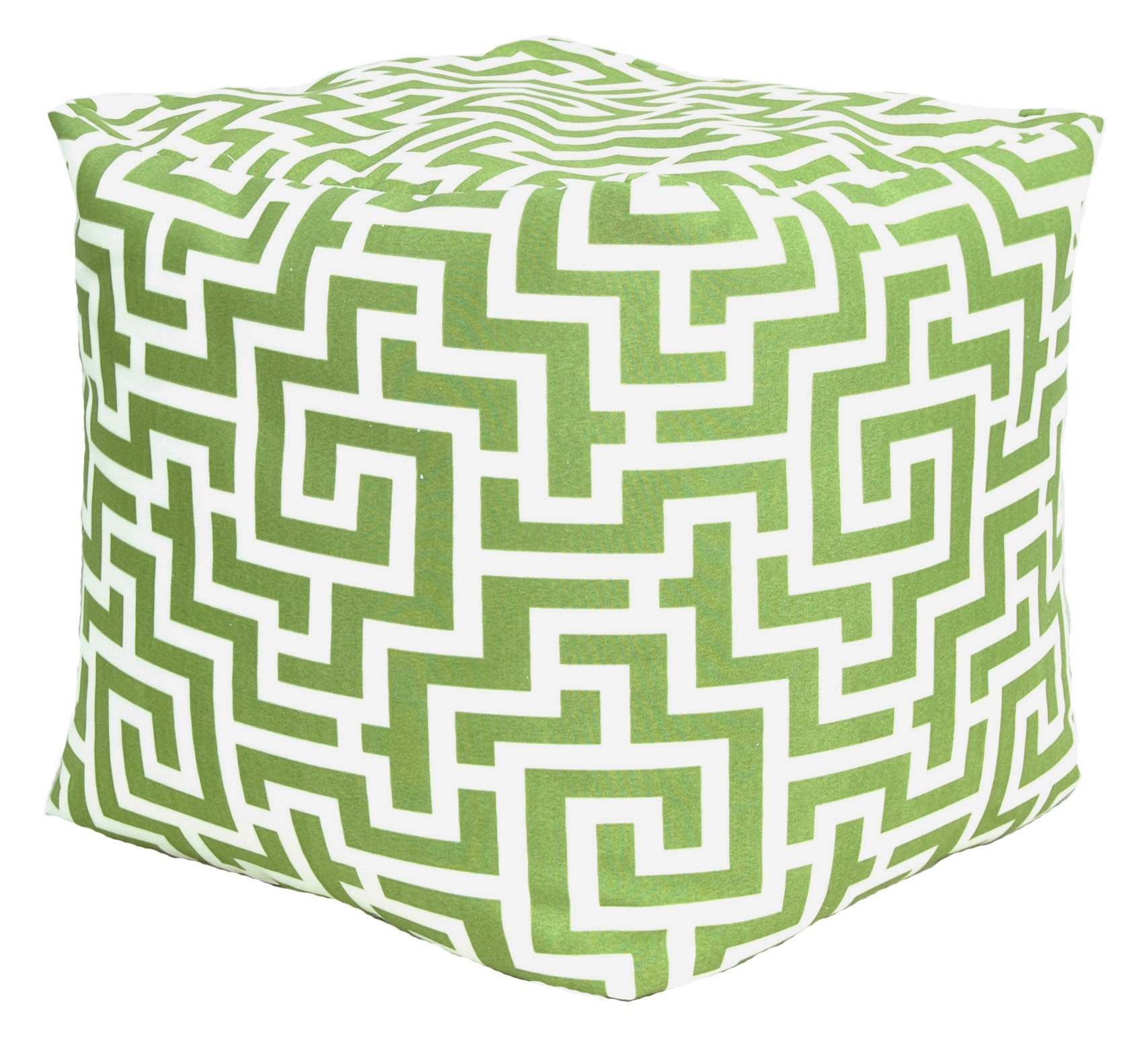 81150 Indoor/Outdoor Pouf, 18-Inch, Keyes Kiwi