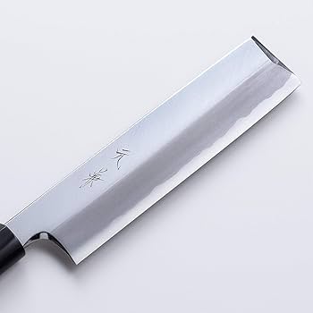 Amazon | 本場「堺」別誂 元兼 薄刃包丁 180mm 水牛柄 木鞘付 白紙鋼