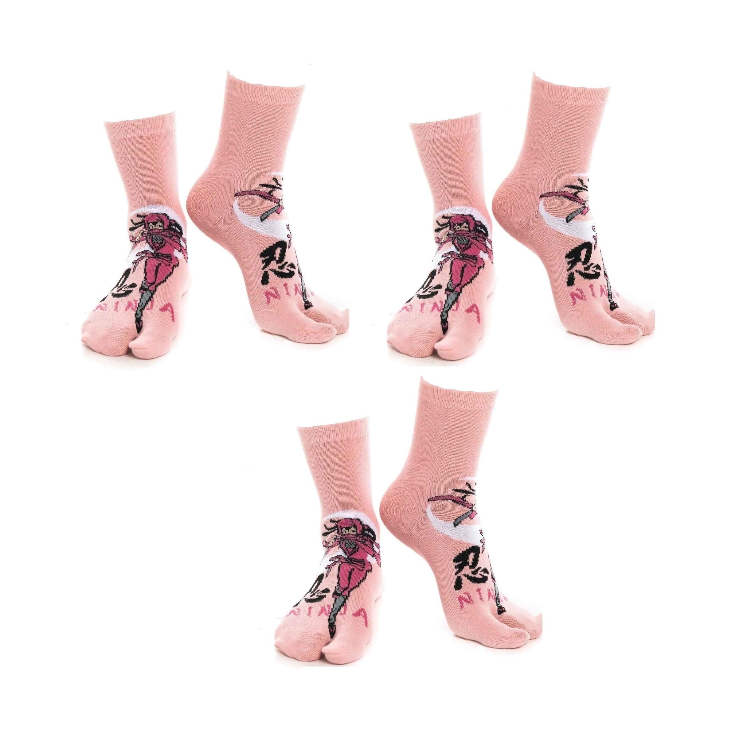 3 pairs V-Toe split-toe flip flop socks various sizes women 7-11.5 men 6-10.5