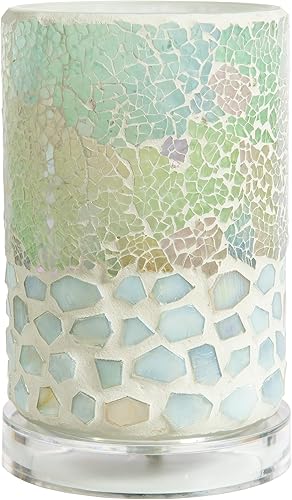 Miniatura 5 de Dale Tiffany TA14185 Lámpara de acento de los Alpes, 6.75 pulgadas de alto, tonos tierra