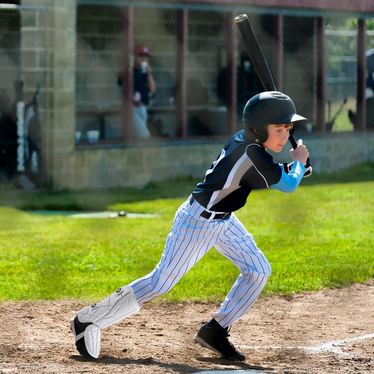 Batter's Leg Guard, Baseball Shin Guards, Batter's Baseball Softball Leg Guard for Youth and Adult