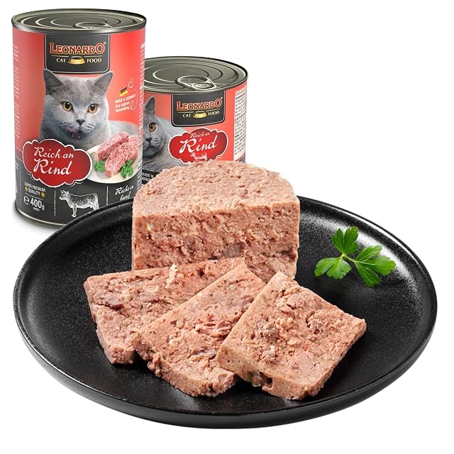 Foto 4 de 6 de Leonardo Alimento húmedo para Gatos Rico EN Ternera 6X400GR LATAS
