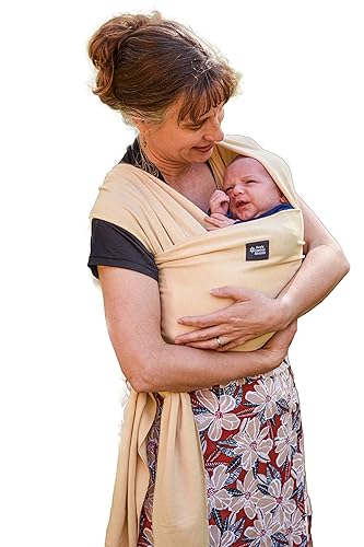 Miniatura 16 de Portabebés suave, elástico, de algodón, para bebé, cabestrillo de bebé, cubierta de lactancia para usar con recién nacido-bebé: distribuye Gris