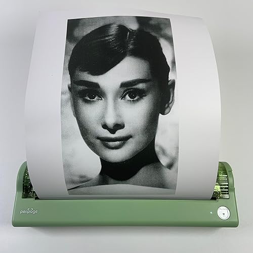 Miniatura 4 de IOOIOO Impresora térmica portátil sin tinta de 300 DPI, P80H, para papel térmico enrollado tamaño carta de 8.5 x 11 pulgadas