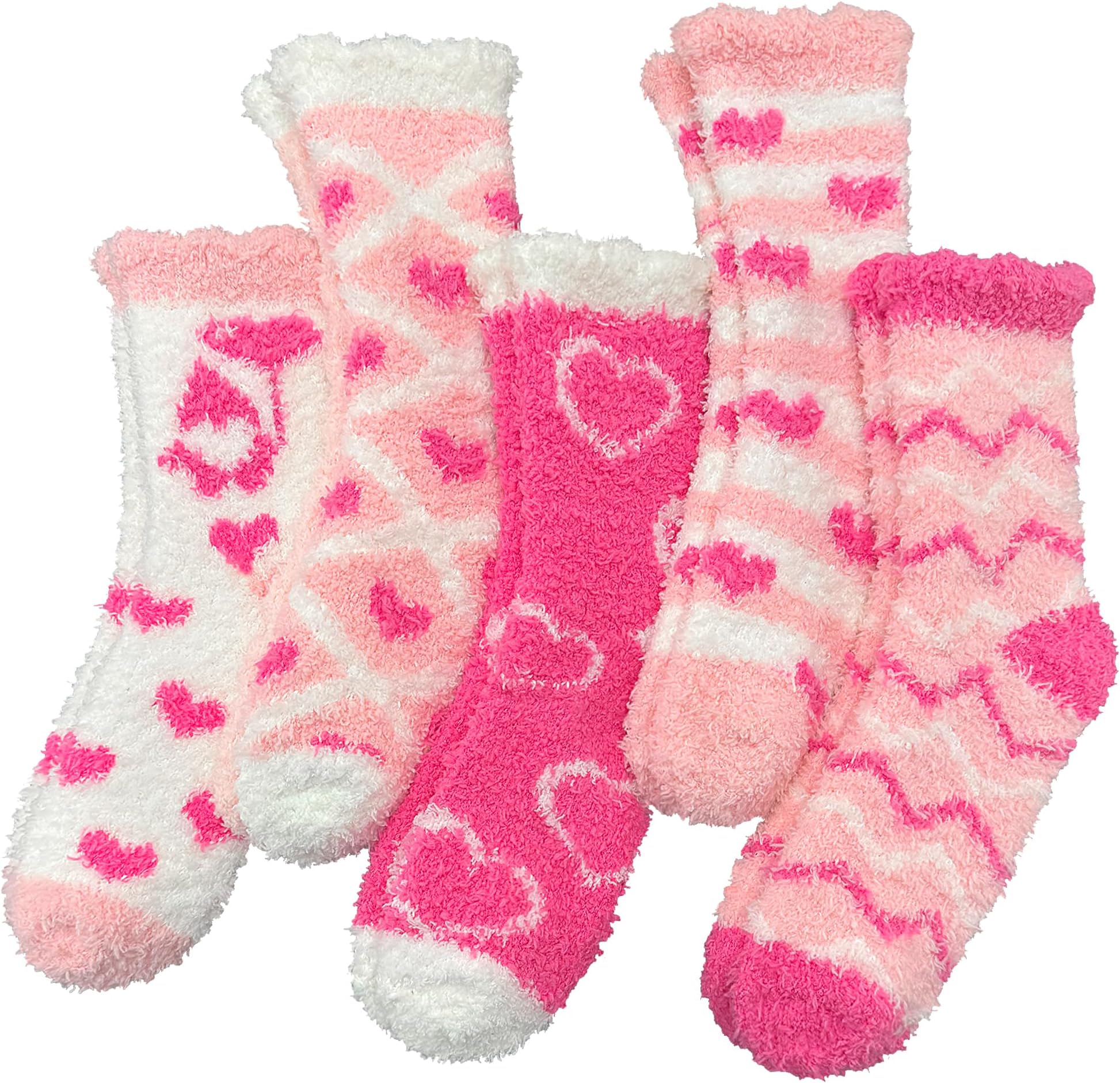TEHOOK Warm & Cozy Gifts for Women, Fluffy Fuzzy Plush Sleeping Slipper Socks - Soft Warm Fabric