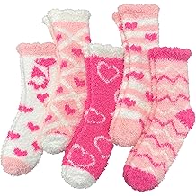 TEHOOK Warm &amp; Cozy Valentines Gifts for Women, Fluffy Fuzzy Plush Sleeping Slipper Socks - Soft Warm Fabric