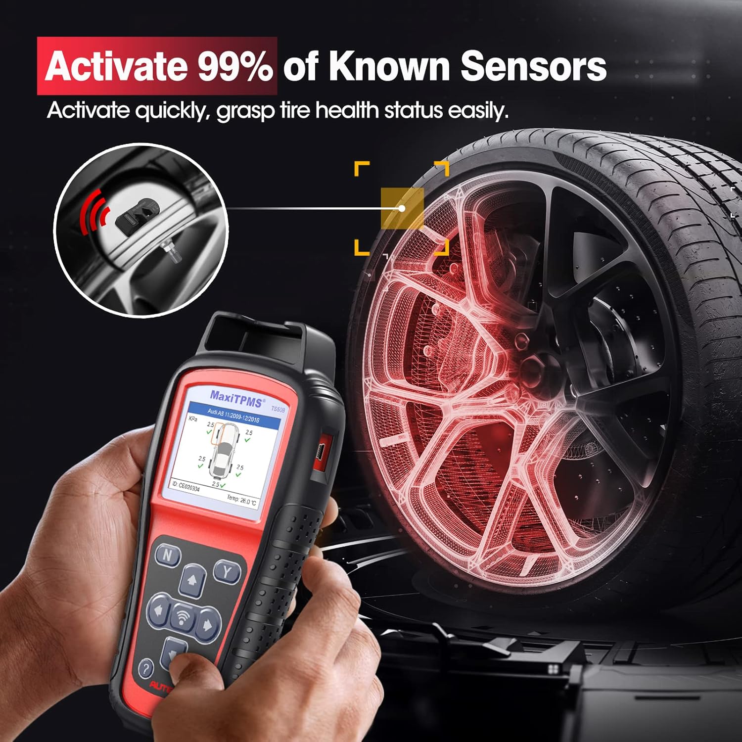 60% оƒƒ Dіѕсоunt Autel MaxiTPMS TS508K TPMS Tool, 2022 Newest TPMS Relearn Tool with 8PCS 315MHz+433MHz Sensors, Updated of Autel TS408/501, Top TPMS Scanner for TPMS Reset/Activation/Program with Lifetime Update Buу 1 gеt 1 Autel MaxiTPMS TS508K TPMS Tool, 2022 Newest TPMS Relearn Tool with 8PCS 315MHz+433MHz Sensors, Updated of Autel TS408/501, Top TPMS Scanner for TPMS Reset/Activation/Program with Lifetime Update