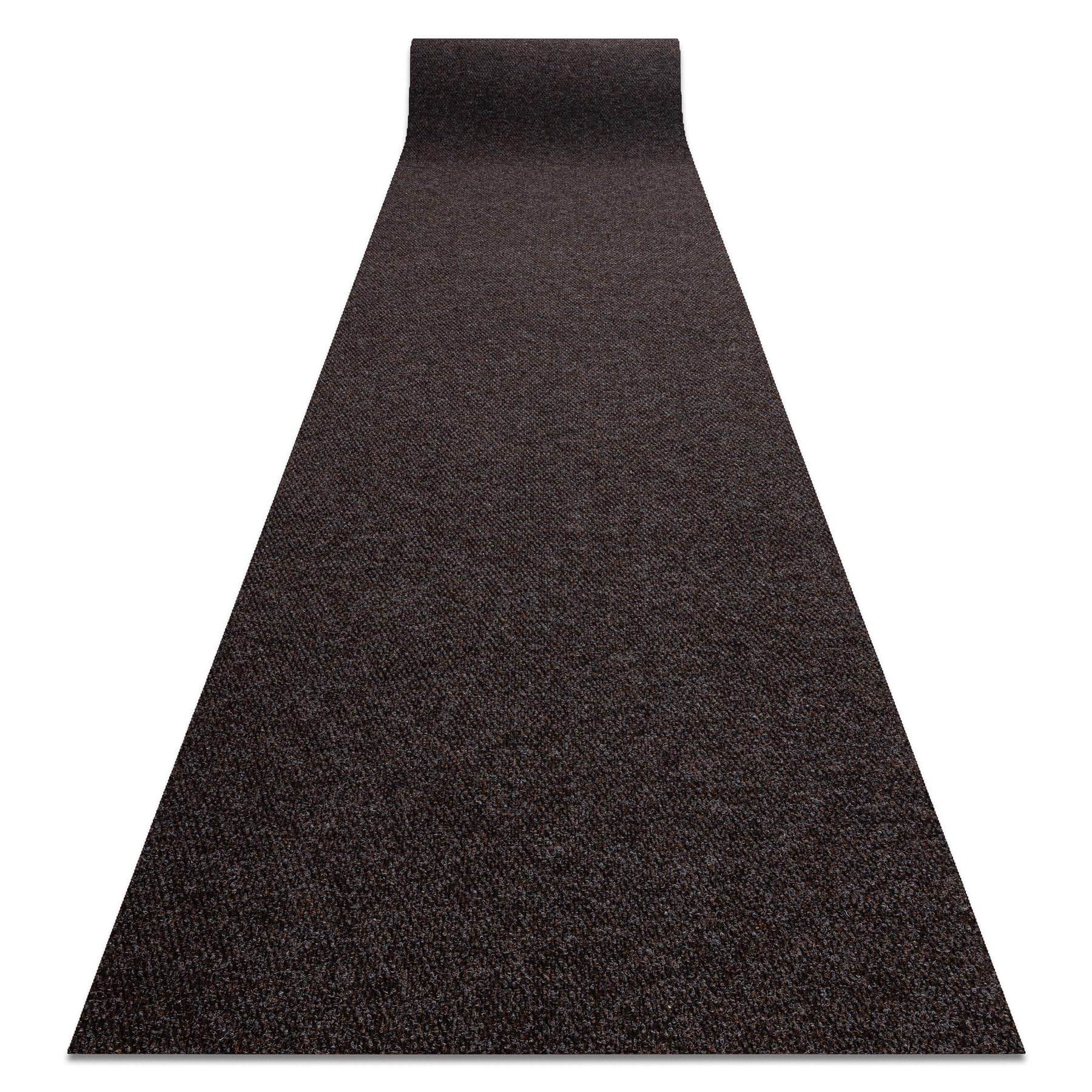 Paillasson Vigor rugsx antidérapant marron foncé 100x100 cm haute résistance intérieur extérieur