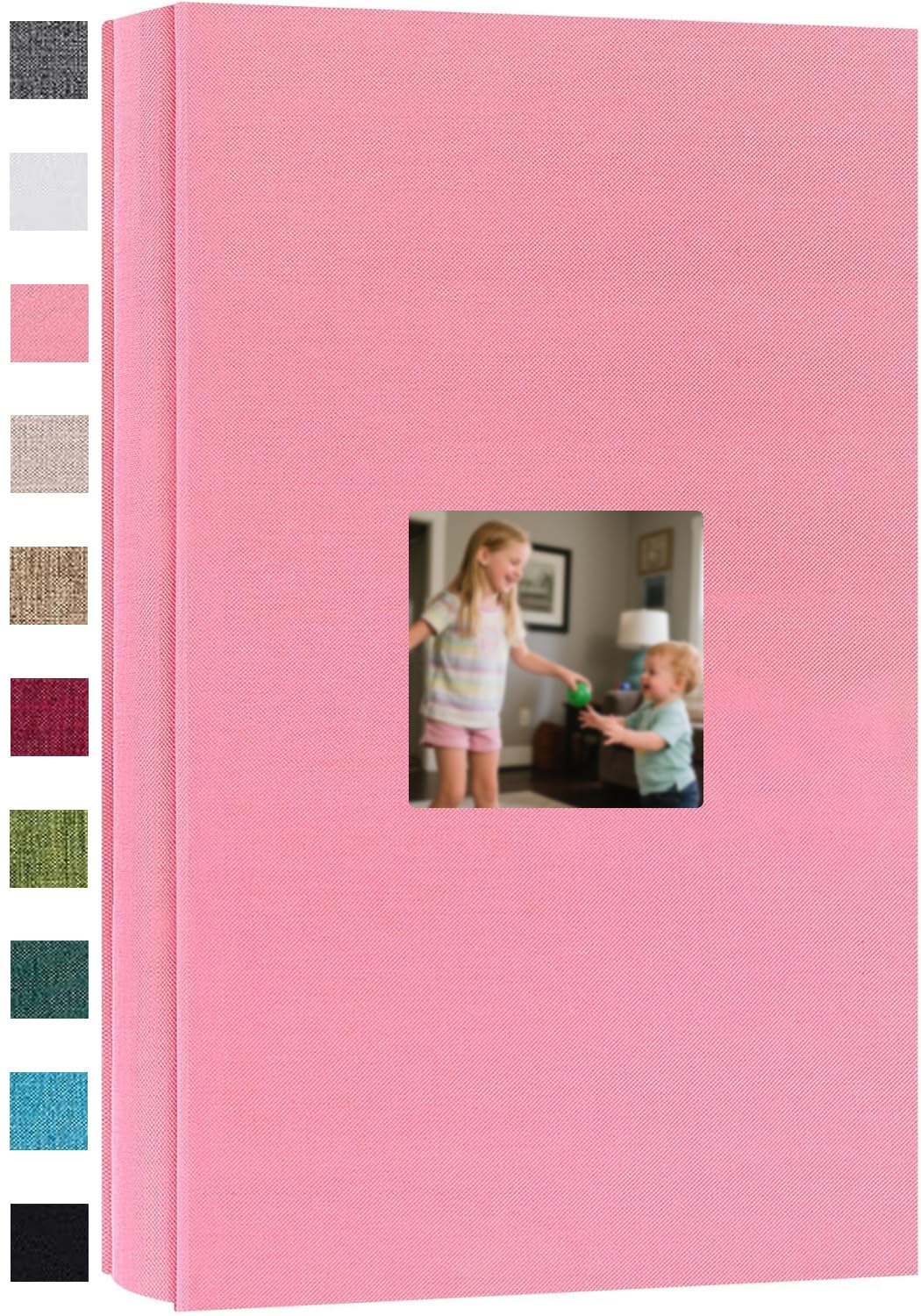 Ponping Photo Album 6x4 300 Photos Linen Cover Picture Photo Book for Family Wedding Anniversary Baby Vacation