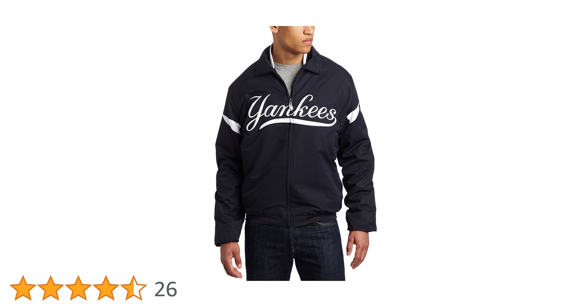 MLB Men's New York Yankees Thermabase Full Zip Premier Home Jacket