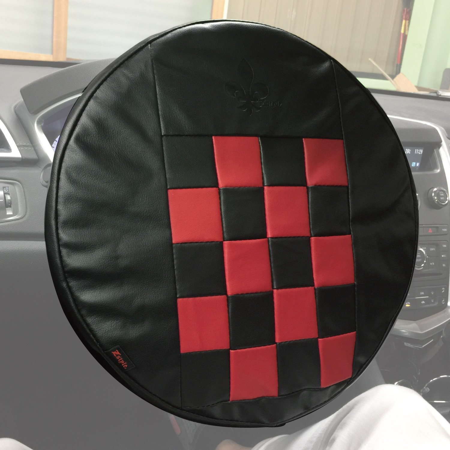 Z-style ZXSS-CH05 Sun Shade, Red Mask Check, Black x Red, Steering