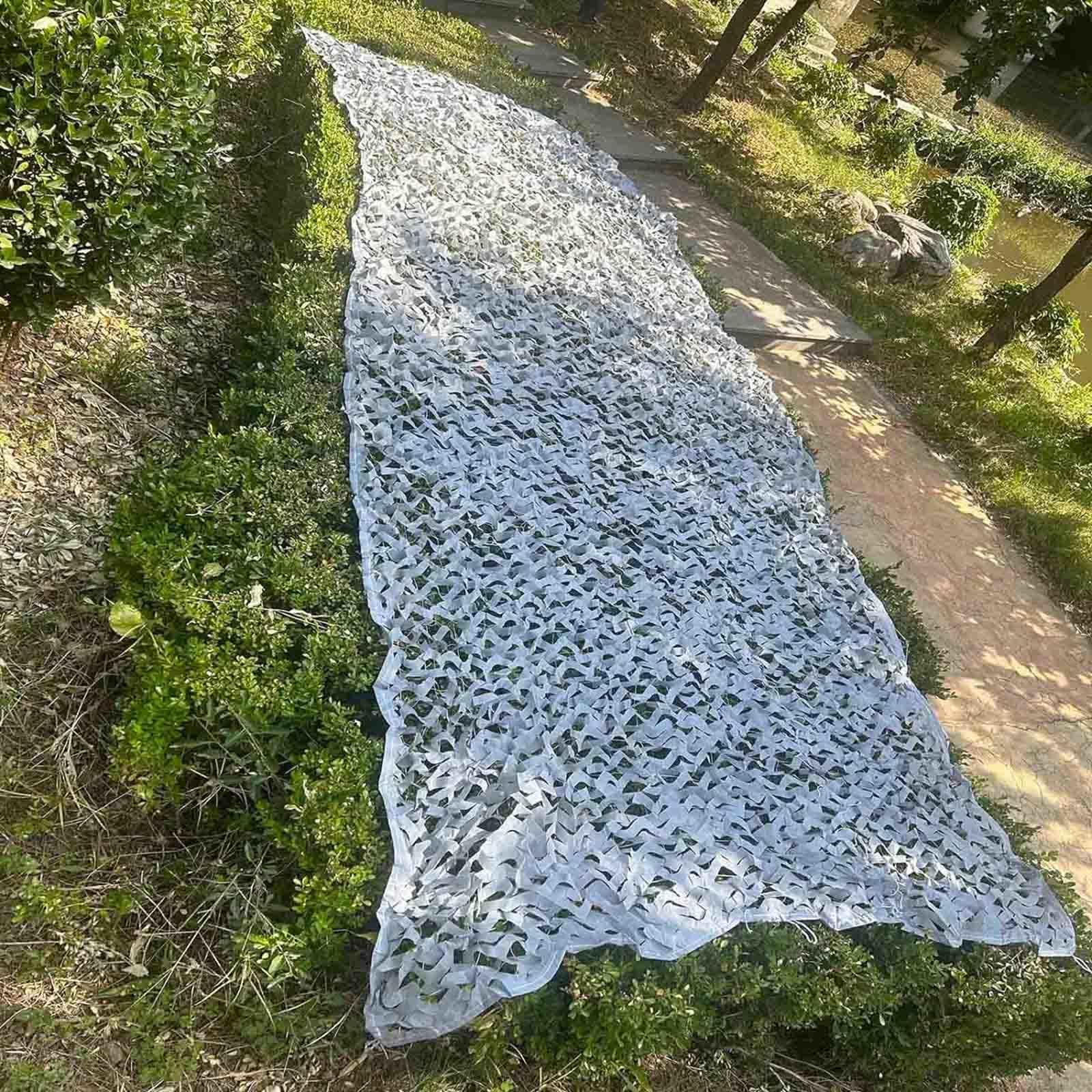 Malla De Camuflaje Gris,Red De Camuflaje Reforzada Militar,Camping,Caza,Ejercito,Decoracion Fiestas,Cubierta De Coche,Malla De Camuflaje Proteccion Solar,Para Jardin Pérgola,Grey-6x6m(19.7*19.7ft)