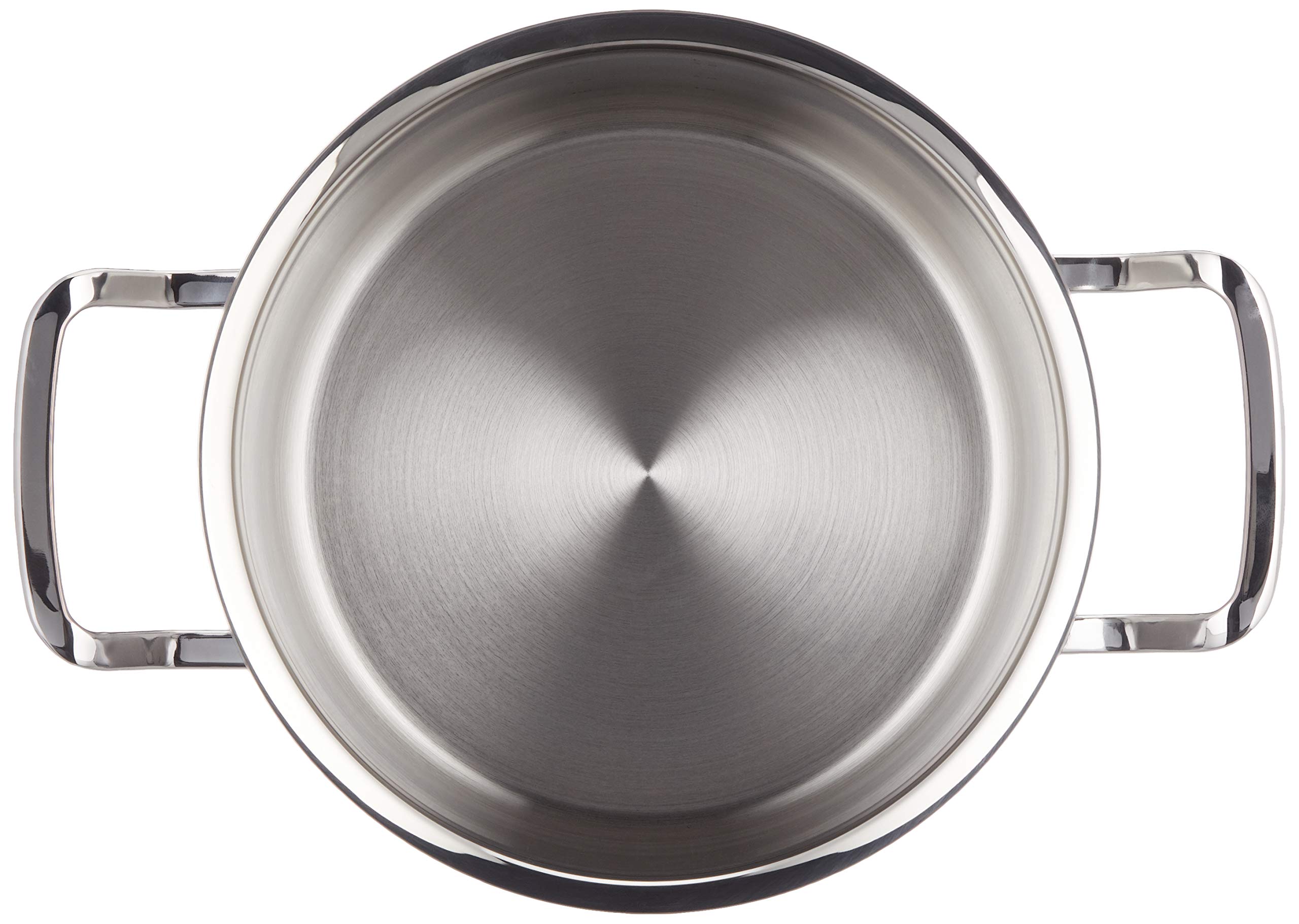 Fissler Pure-Profi Collection/Edelstahl-Topf (Ø 20 cm, 4,0L), Kochtöpfe inkl. Metall-Deckel, Innen-Skalierung - Induktion