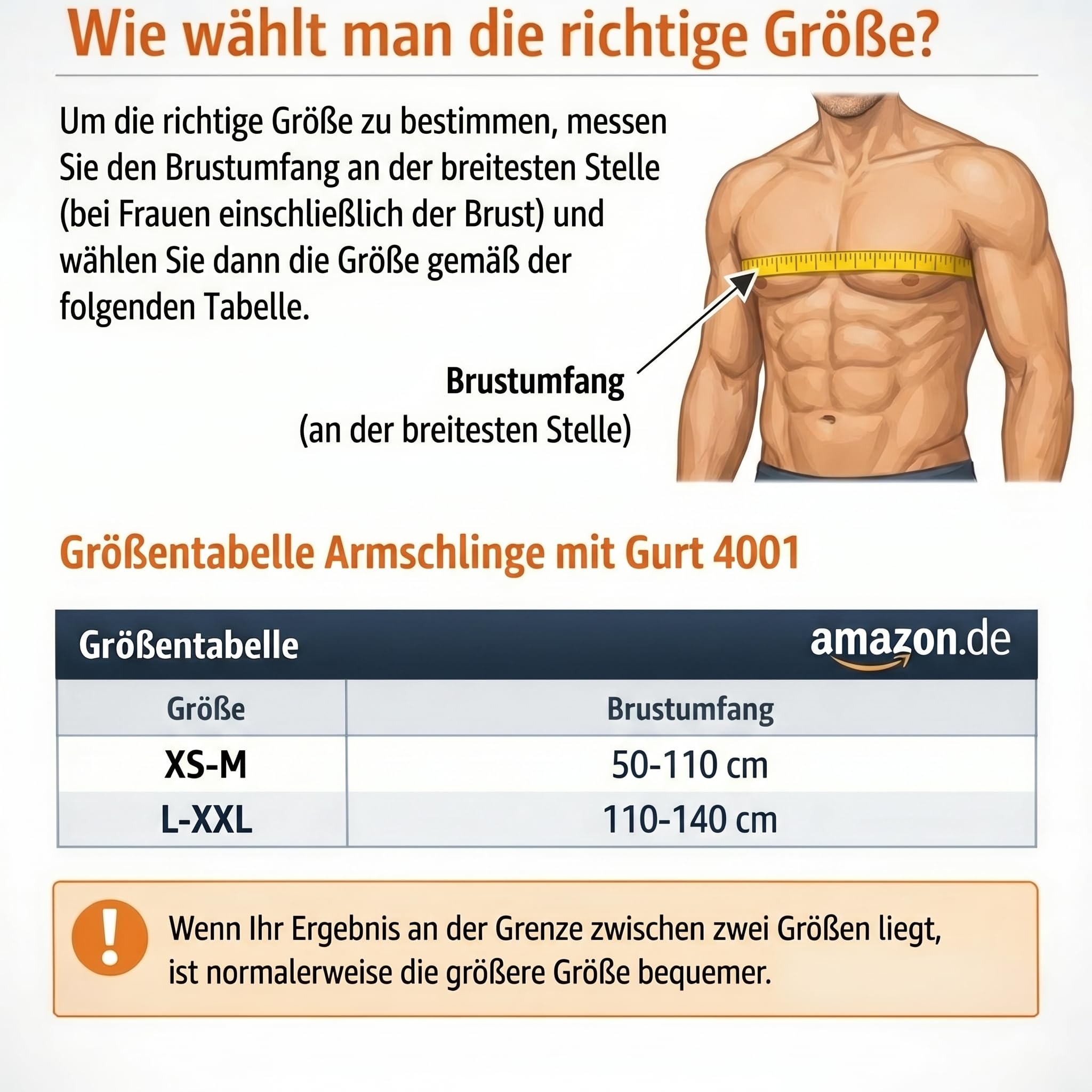 Schulterbandage & Armschlinge mit Brustgurt - Medizinprodukt hergestellt in EU - Schulterorthese zur Ruhigstellung nach OP, Luxation oder Fraktur links & rechts tragbar, Schwarz (XS–M)