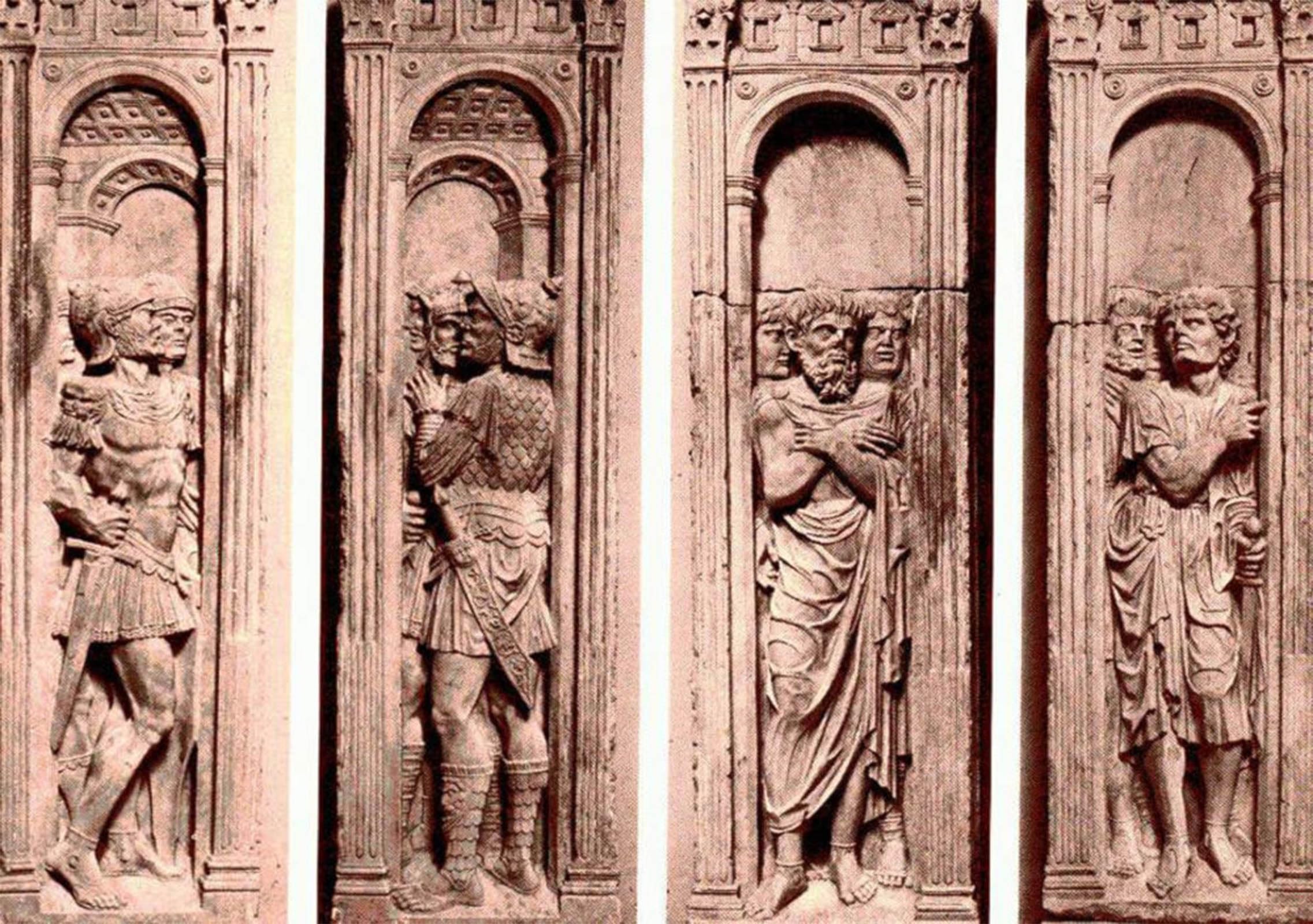 Tableau toile épreuves de saint Paul Paolo Romano 60x90cm