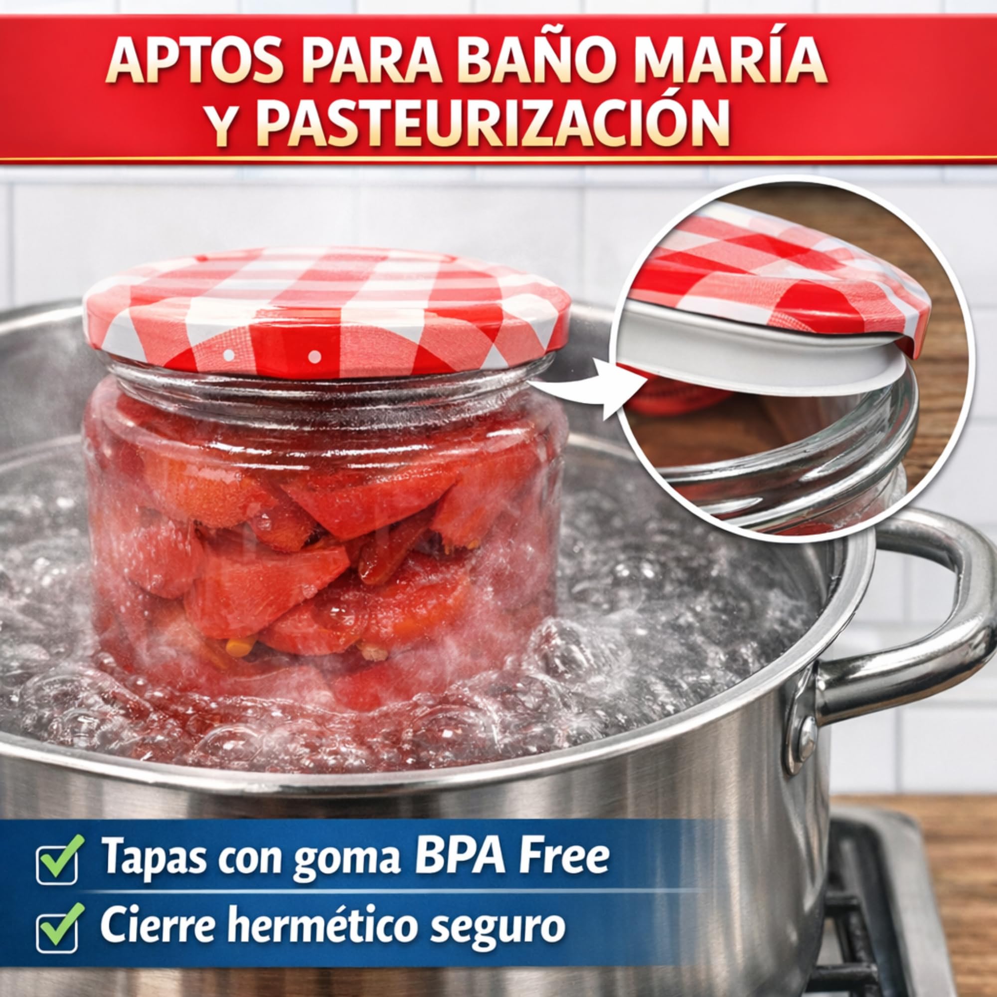 Awiku 6 petits pots en verre de 140 ml avec couvercle à vis hermétique + ebook de 102 recettes - marmelade, confiture, yaourt, sauces - Avec Awiku 6 petits pots en verre de 140 ml avec couvercle à vis hermétique + ebook de 102 recettes - marmelade, confiture, yaourt, sauces - Avec