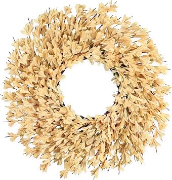 26 Inch Fall Wreaths for Front Door Large Full Autumn Wreath Outdoor Decor | Large Full Artificial Flowers Porch Yard Window Farmhouse Home Outside Halloween Thanksgiving Decor