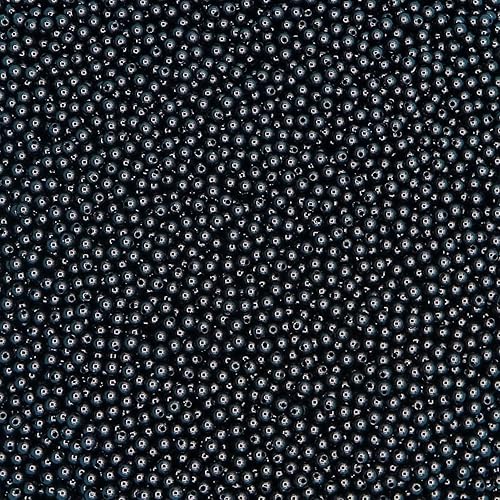 600 cuentas negras para la fabricación de joyas, cuentas acrílicas coloridas de 0.236 pulgadas a granel, cuentas redondas de acrílico sueltas con