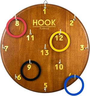 Funliktod-Wooden-Wall-Hanging-Ring-Toss-Game-for-Adults-amp-Kids-Wall-Game-f