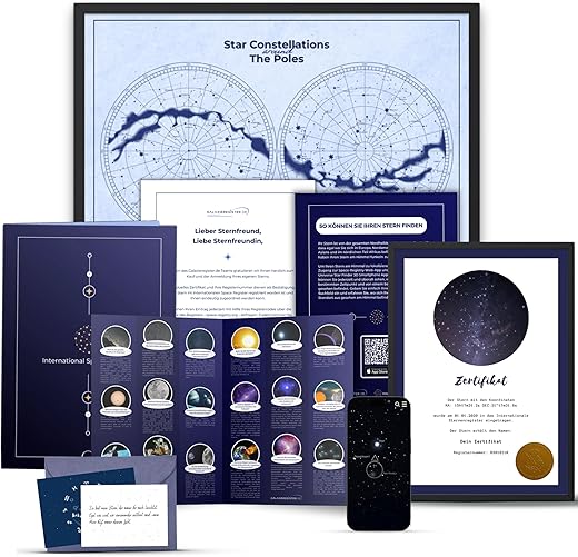 Galaxieregister Sterntaufe - Stern kaufen - Stern schenken - sichtbarer Stern (Sichtbarer...