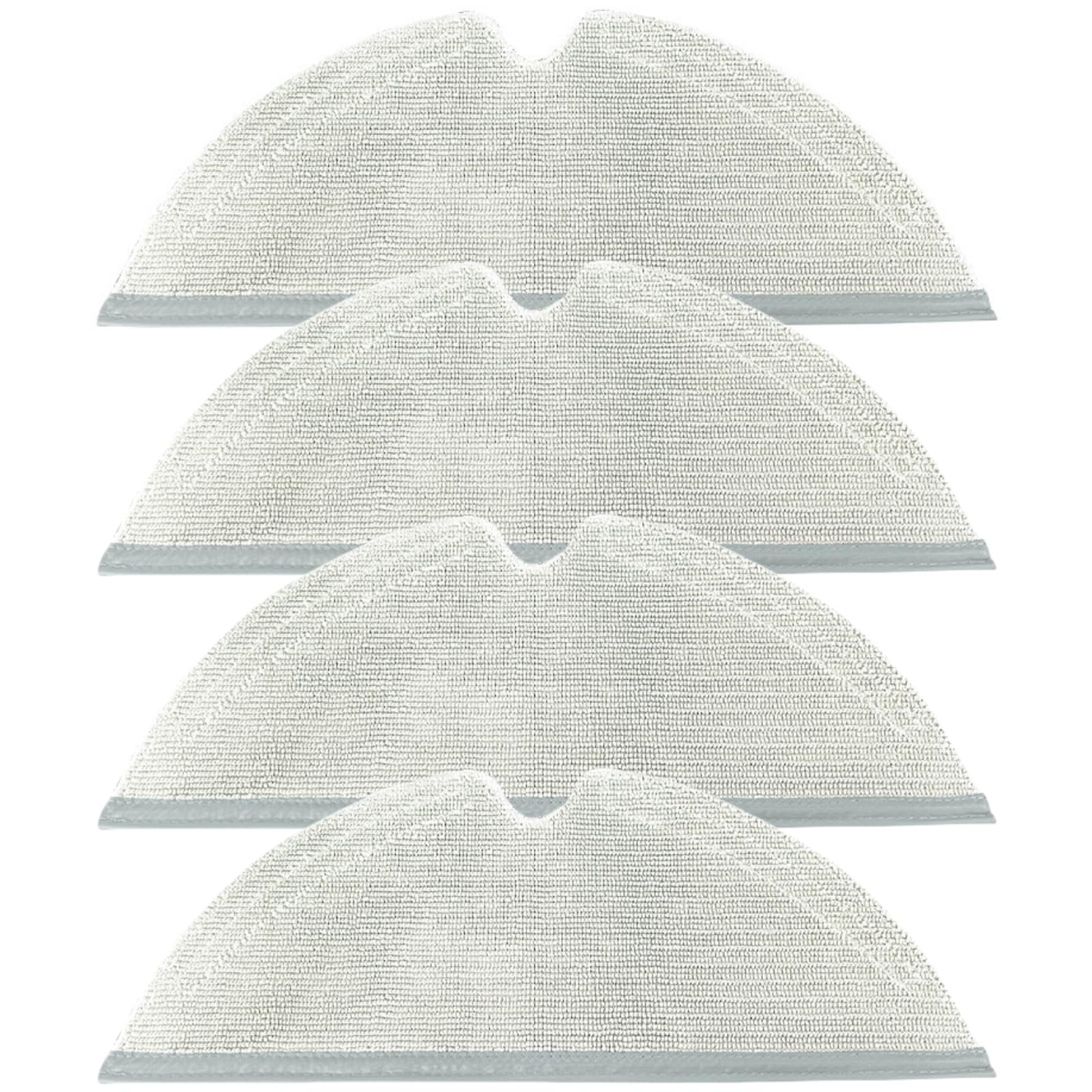 4 Pack Mop Pad Replacement Parts for Roborock Q7 Max / T8 Robot Vacuums, Microfiber Mop Cloths Set Accessories Kit Repair Spare Replace Attachments